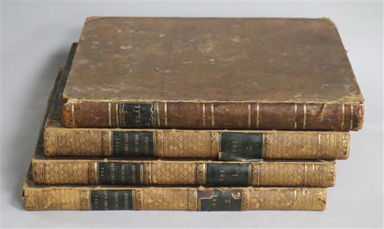 Carne, John - Syria, The Holy Land and Asia Minor, 3 vols, quarto, London [circa 1840], together with Fingal, a poem